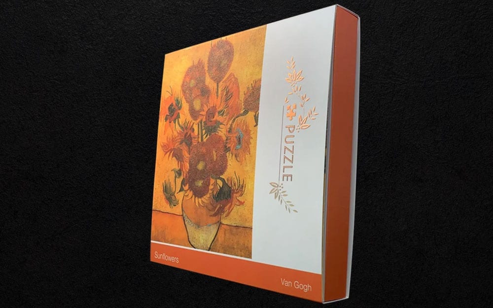 Sunflower puzzle box
